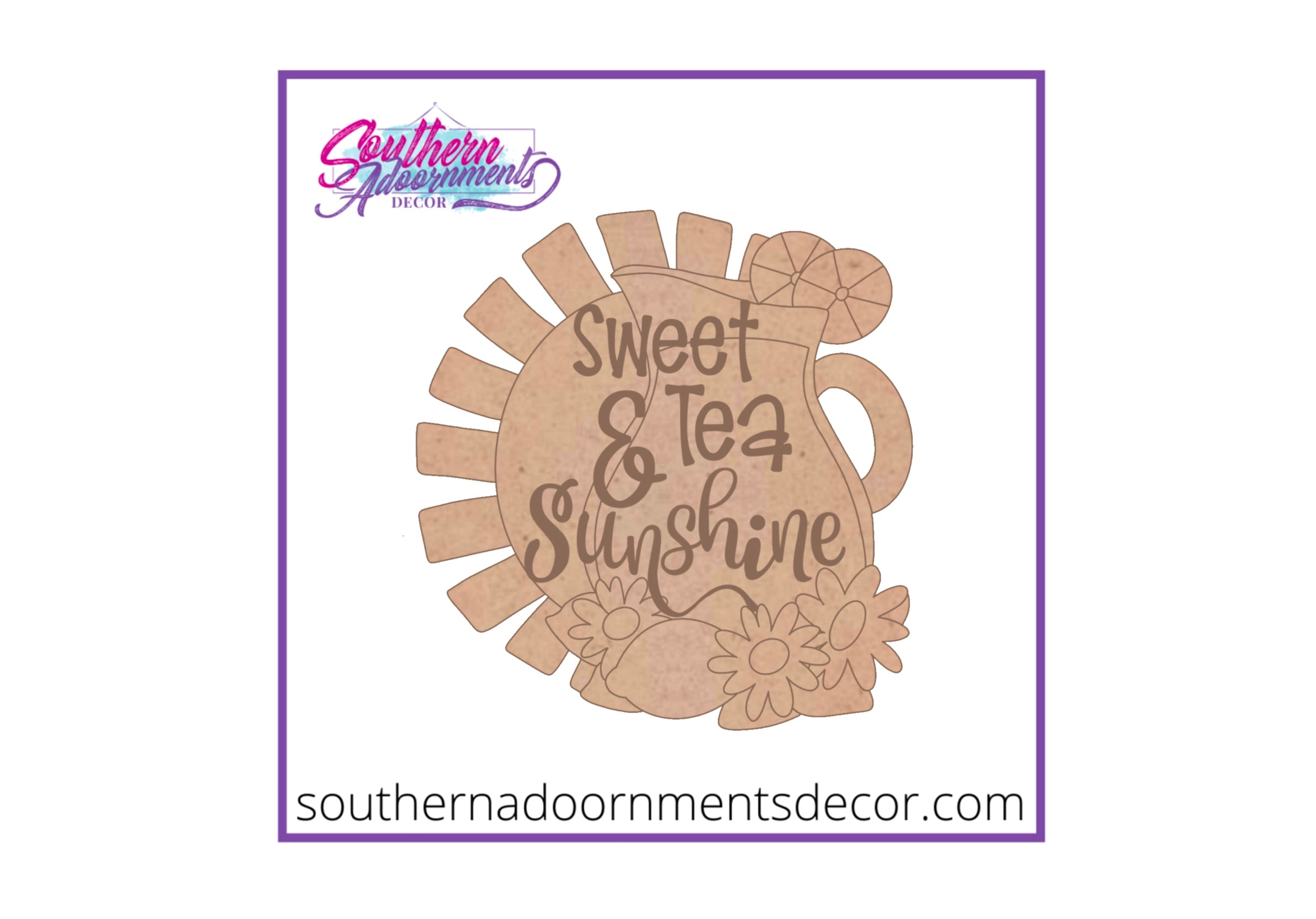 Sweet Tea and Sunshine Blank