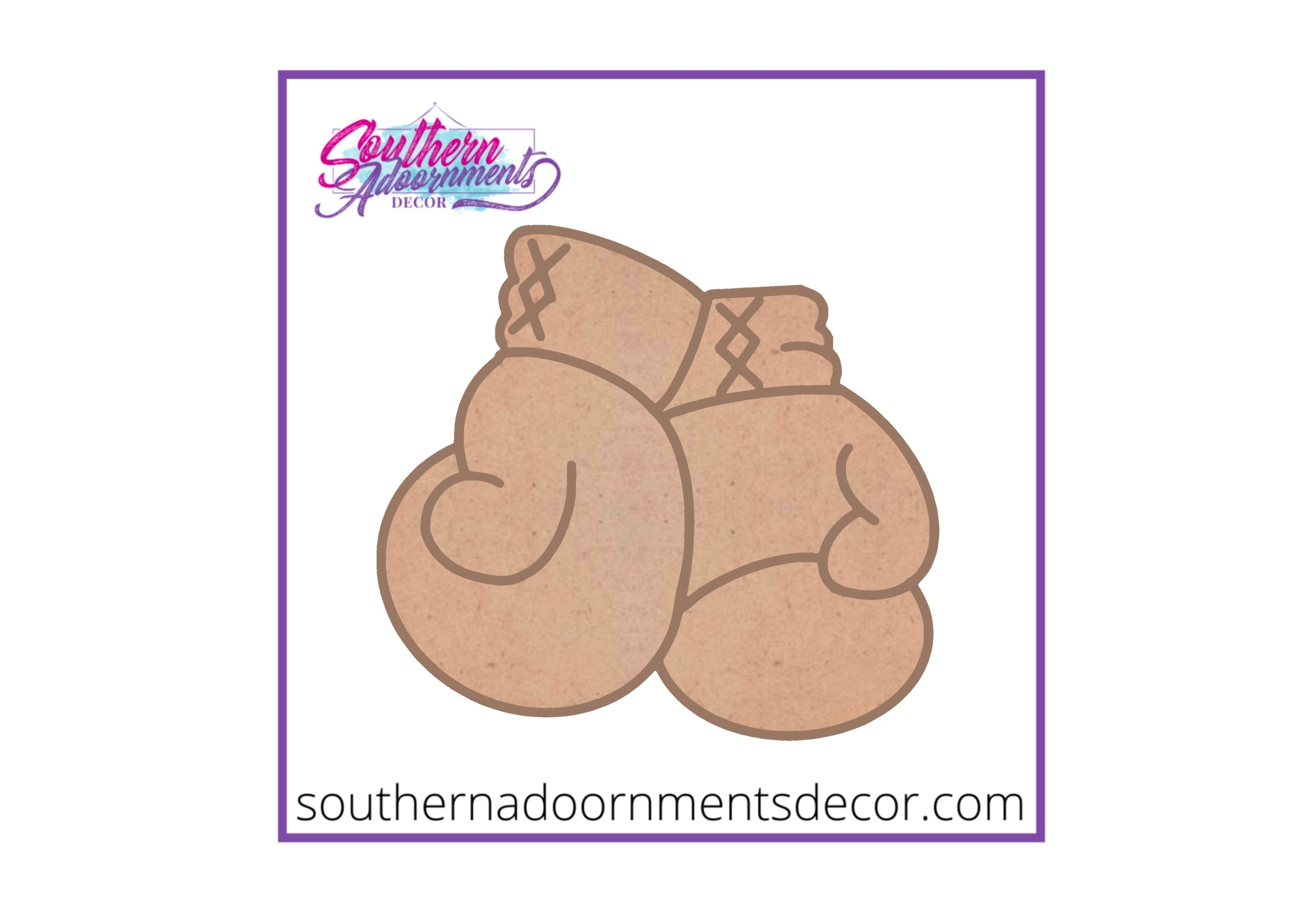 Awareness Gloves Wooden BLANK