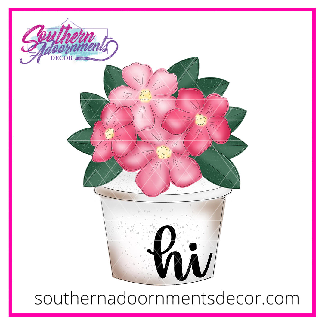 Impatiens Flowers Blank