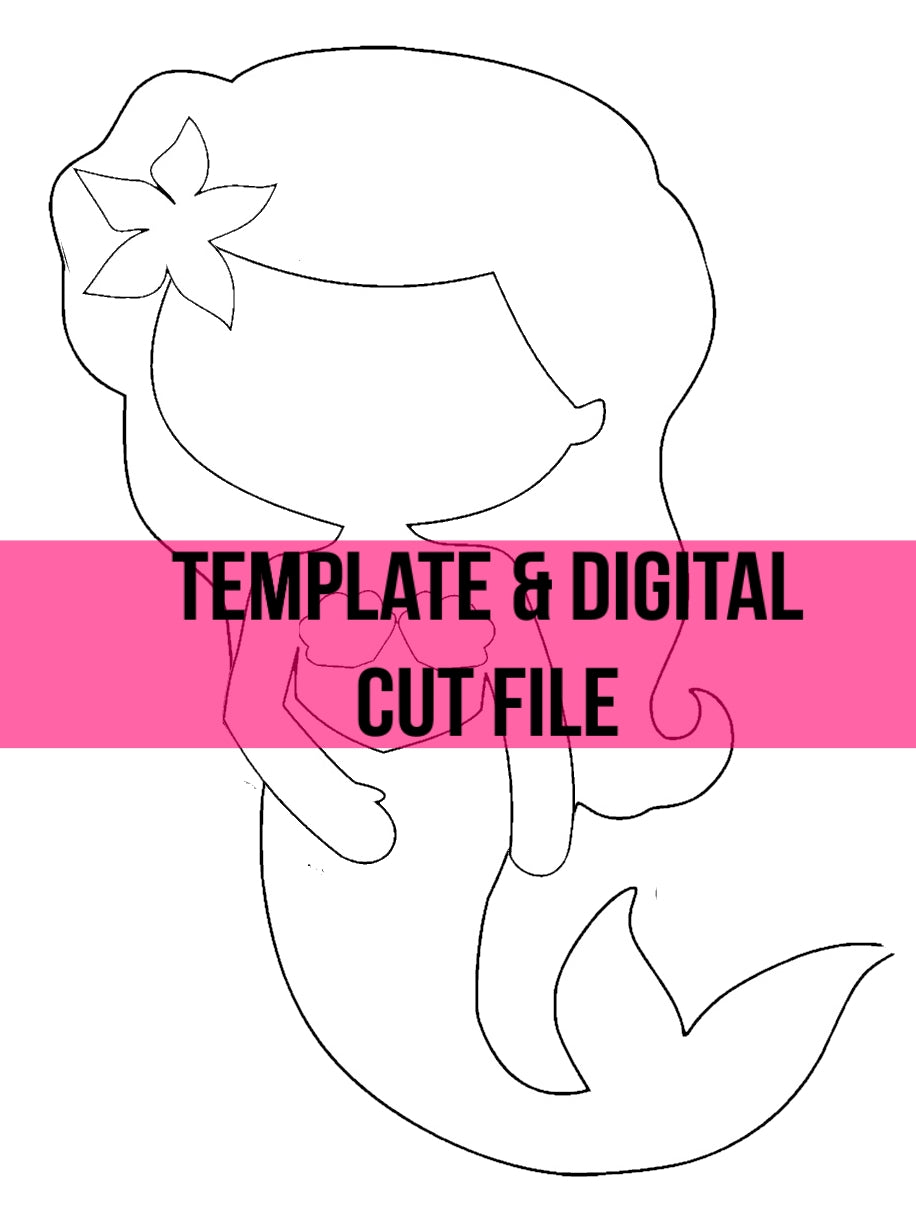 Mermaid Template & Digital Cut File – Southern Adoornments Decor mermaid-template-digital-cut-file-southern-adoornments-decor