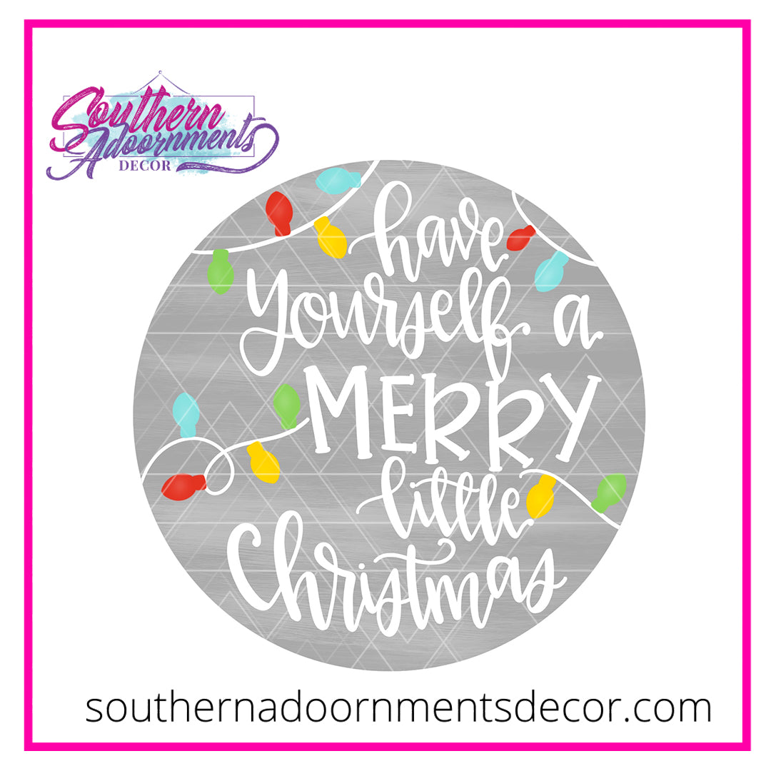 Merry Little Christmas Blank