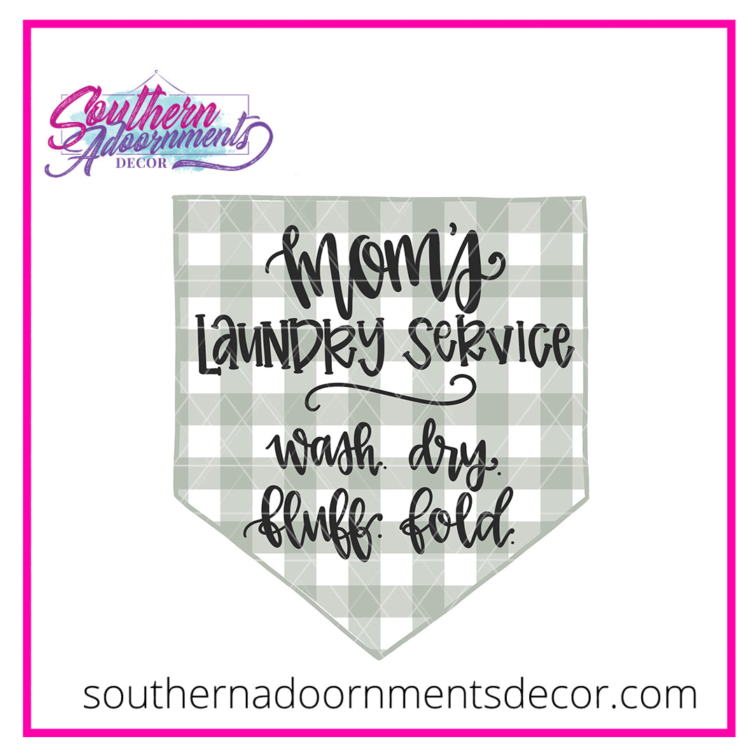 Mom's Laundry Service Blank