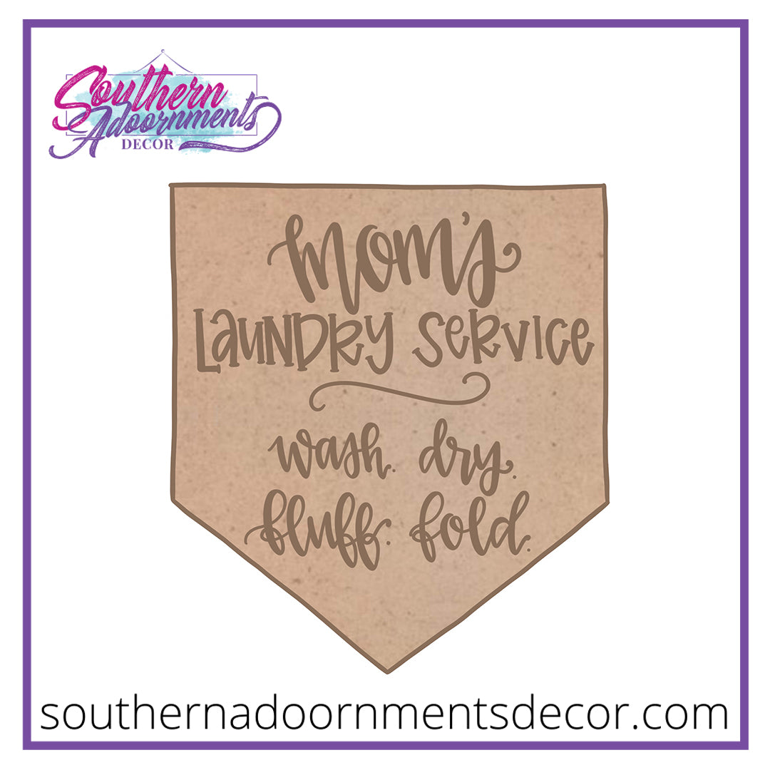 Mom's Laundry Service Blank