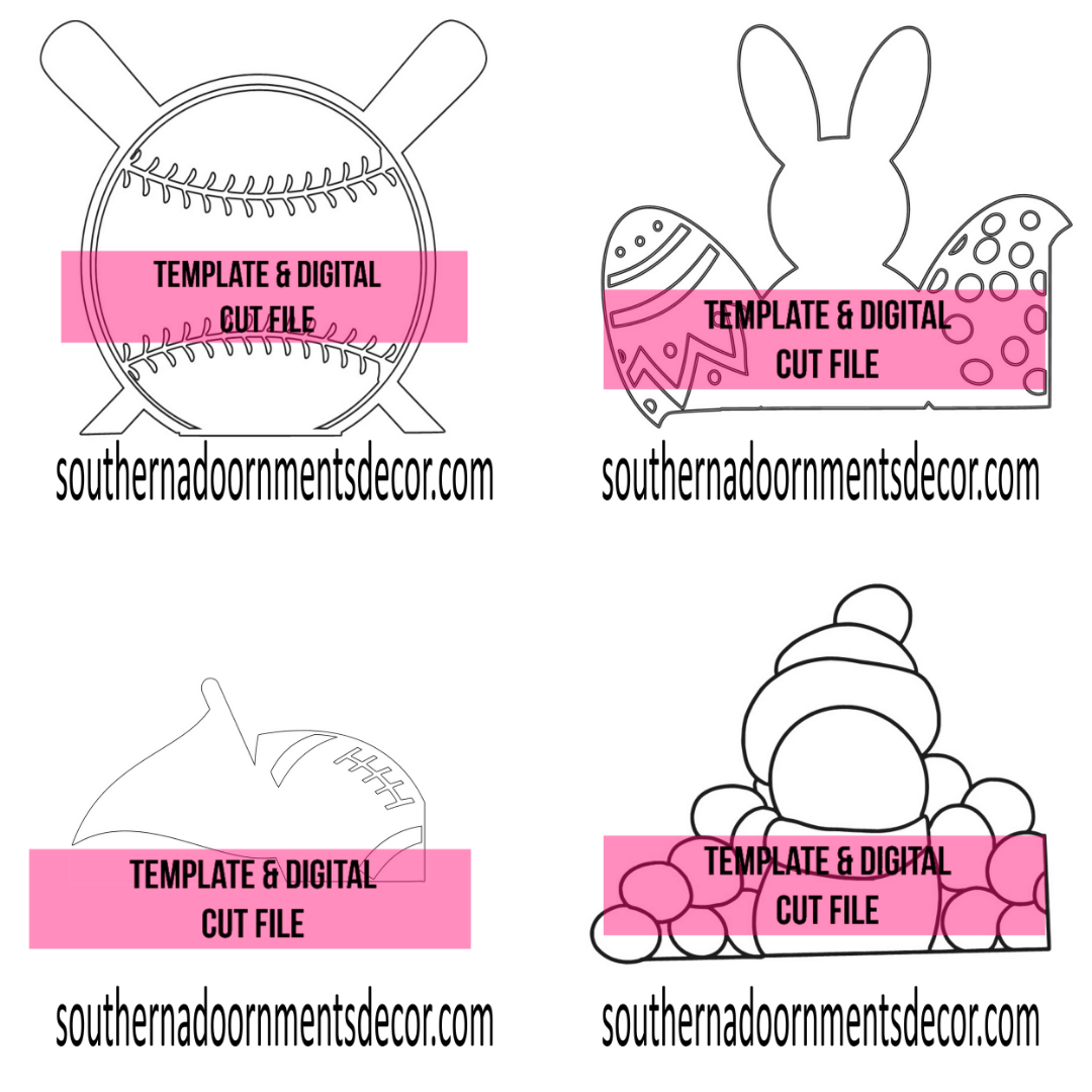 Truck Attachments Group 2 Template & Digital Cut File