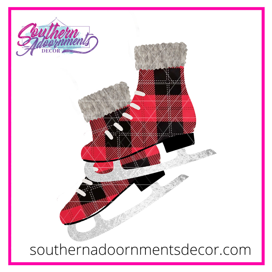 Pair of Ice Skates BLANK