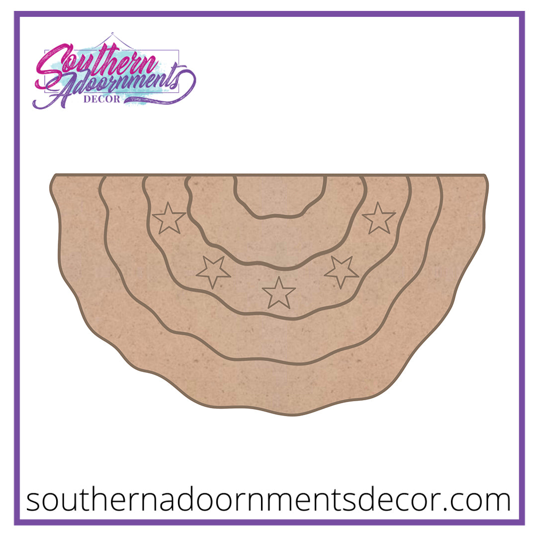 Patriotic Bunting Blank
