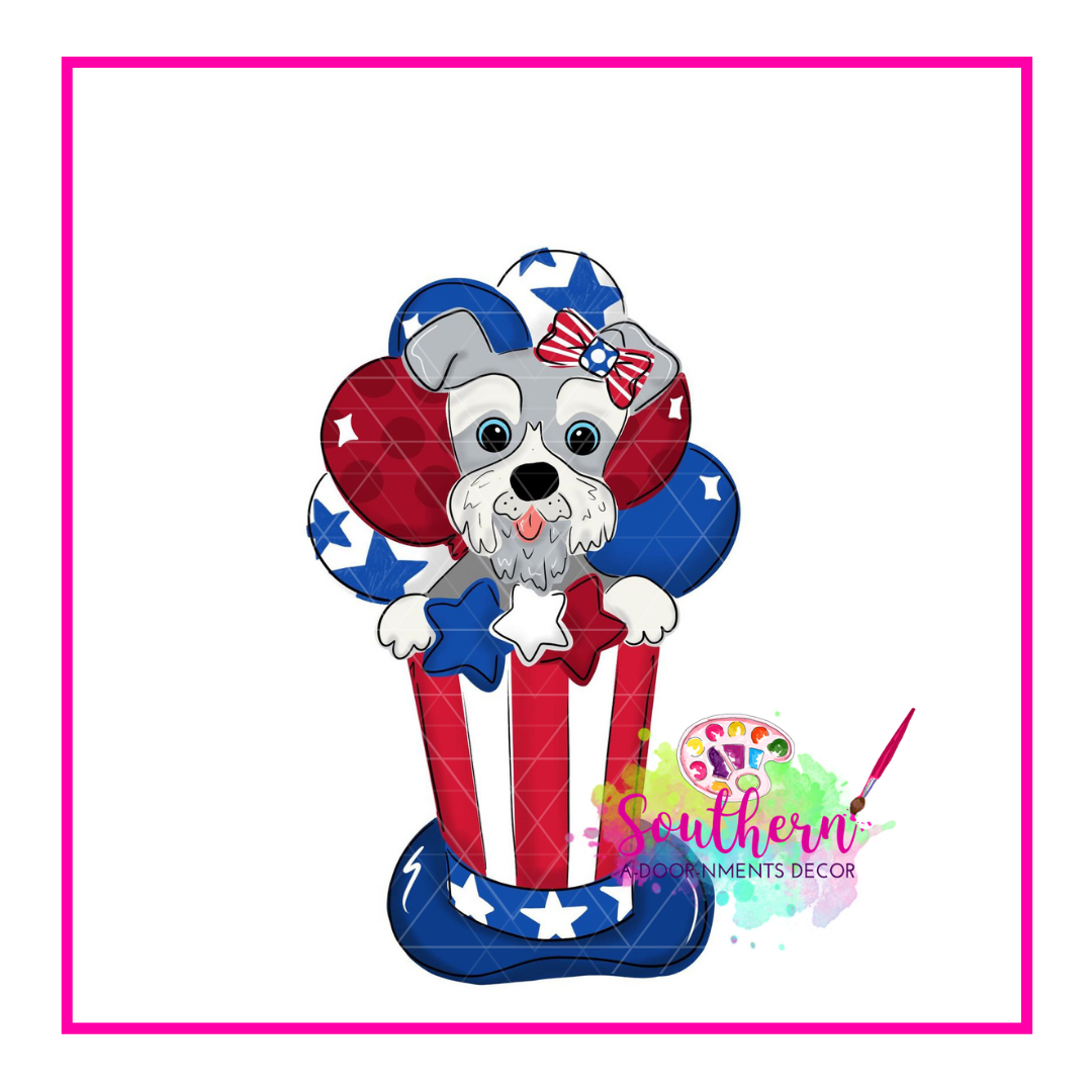 Patriotic Pup Blank
