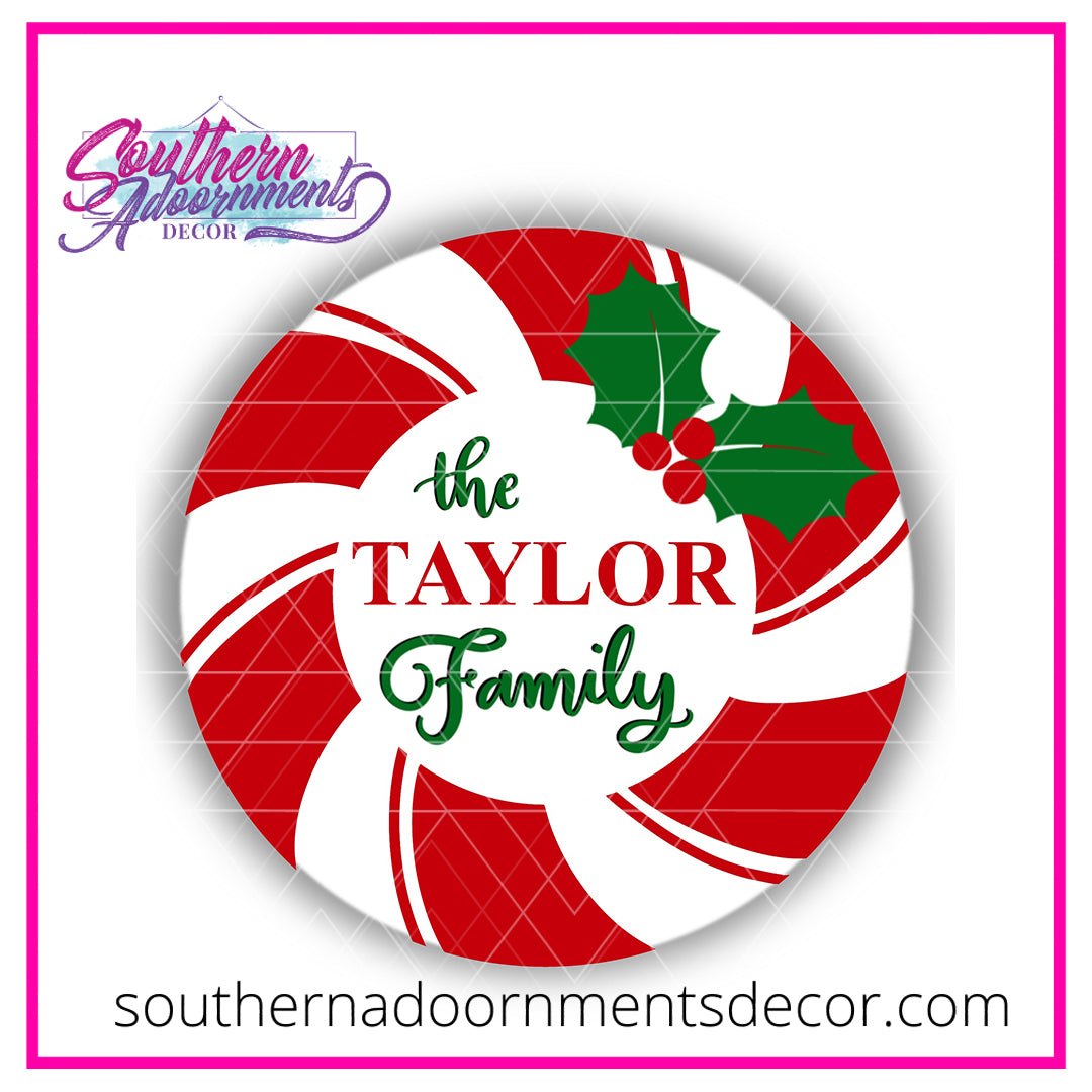 Peppermint Family Blank