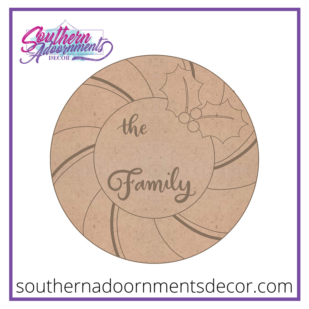 Peppermint Family Blank