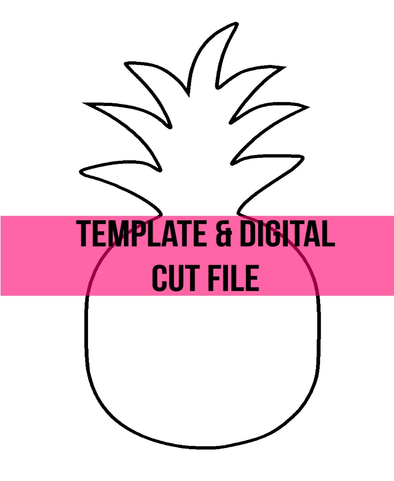 Printable Pineapple Template