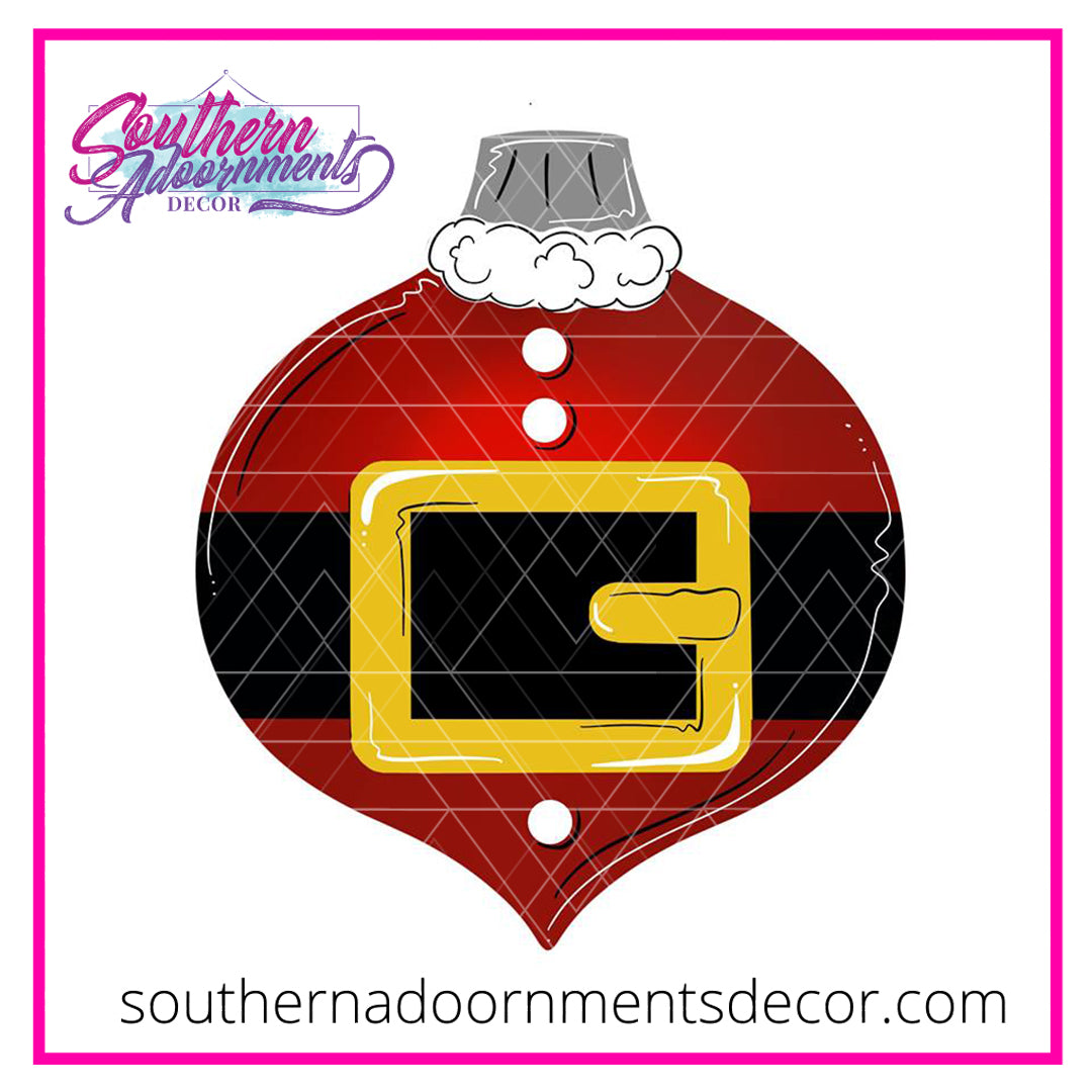 Santa Ornament Blank