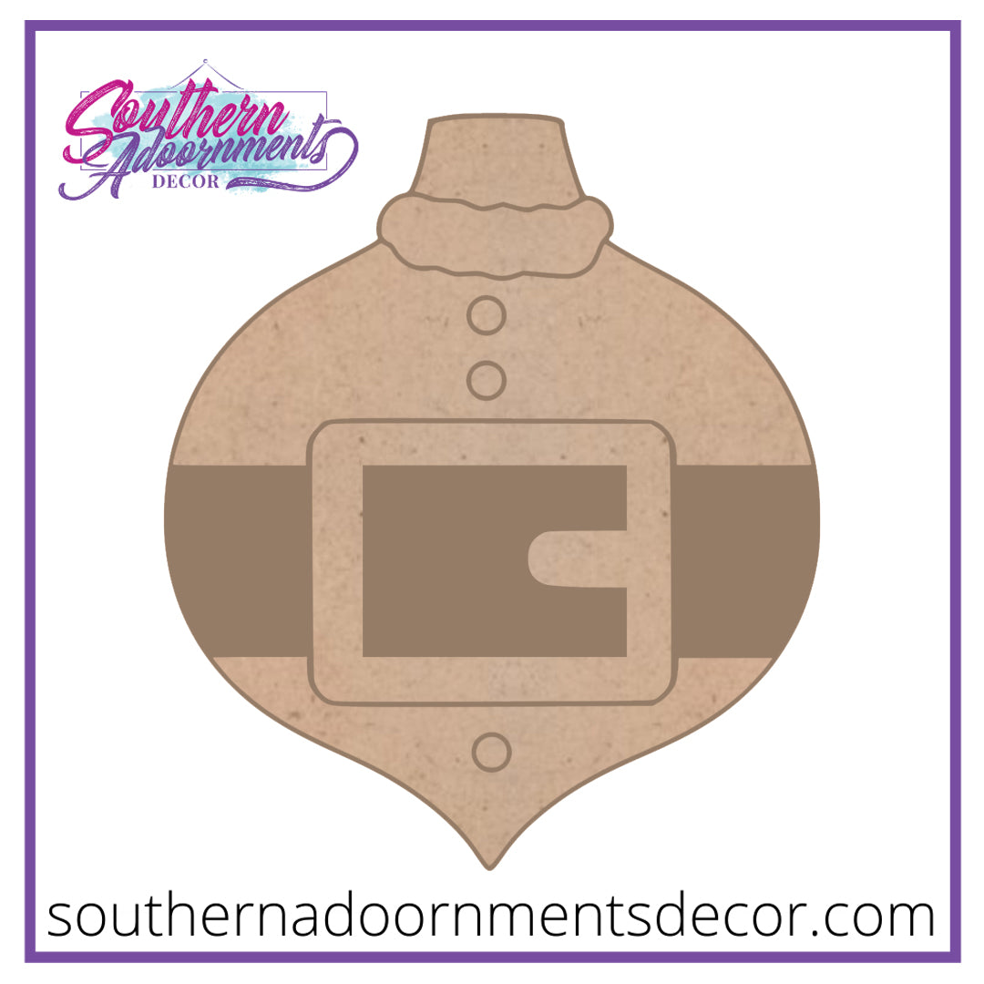 Santa Ornament Blank
