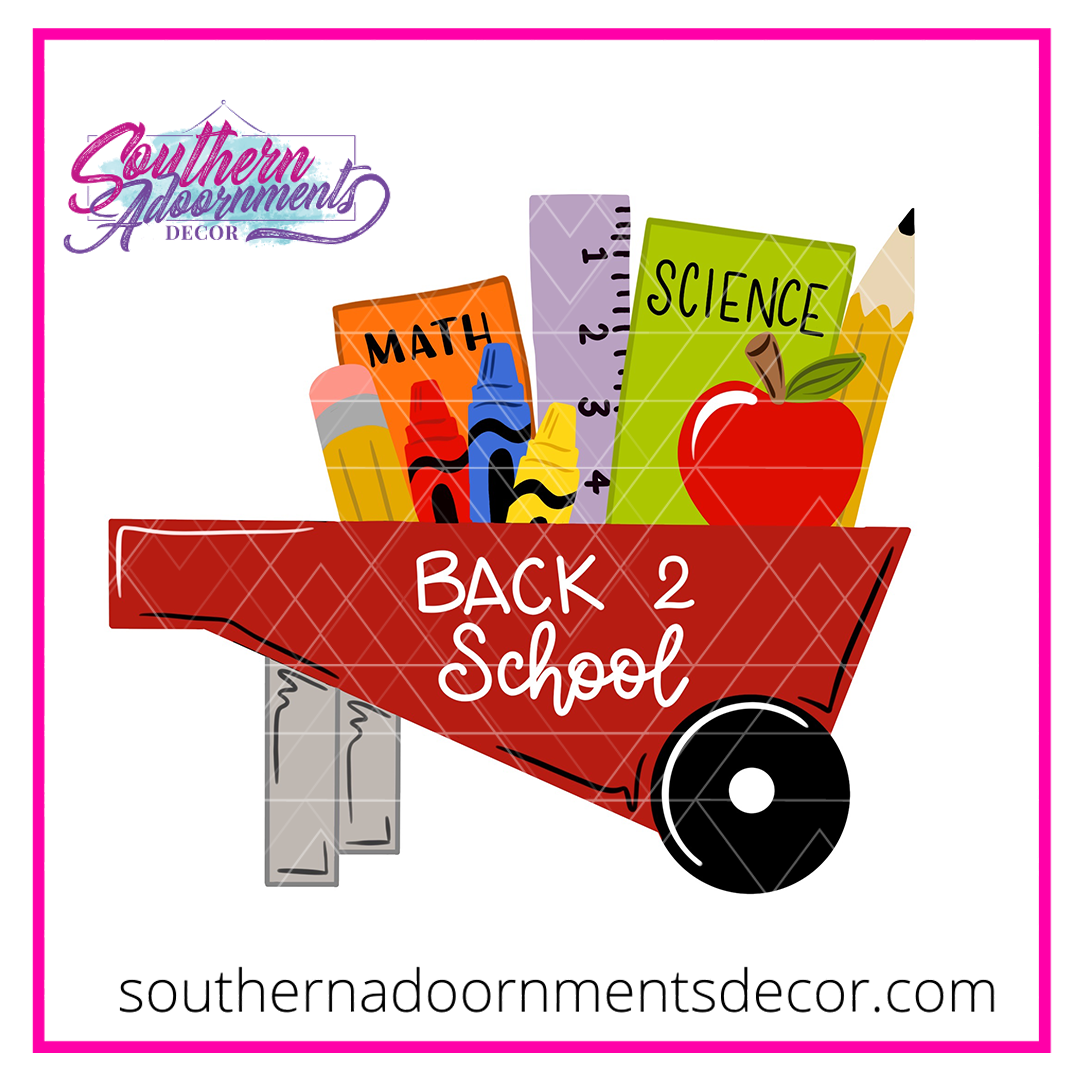 School Wheelbarrow Blank