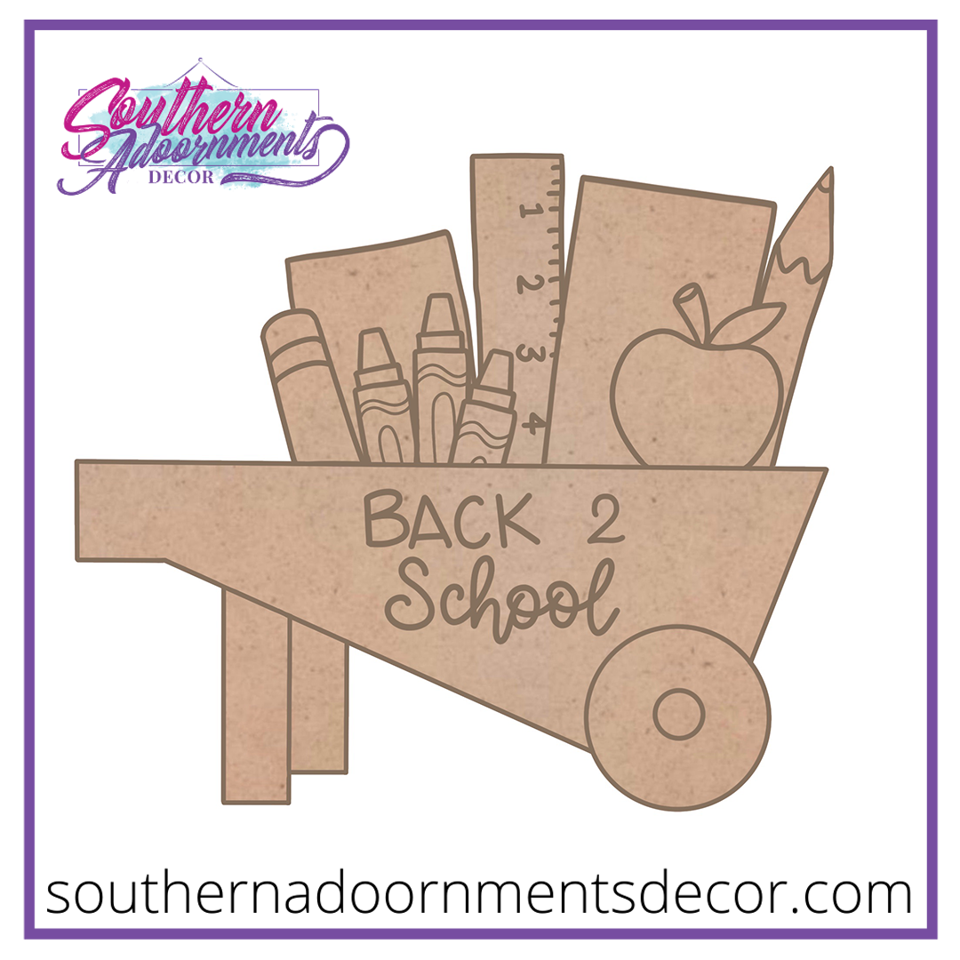 School Wheelbarrow Blank