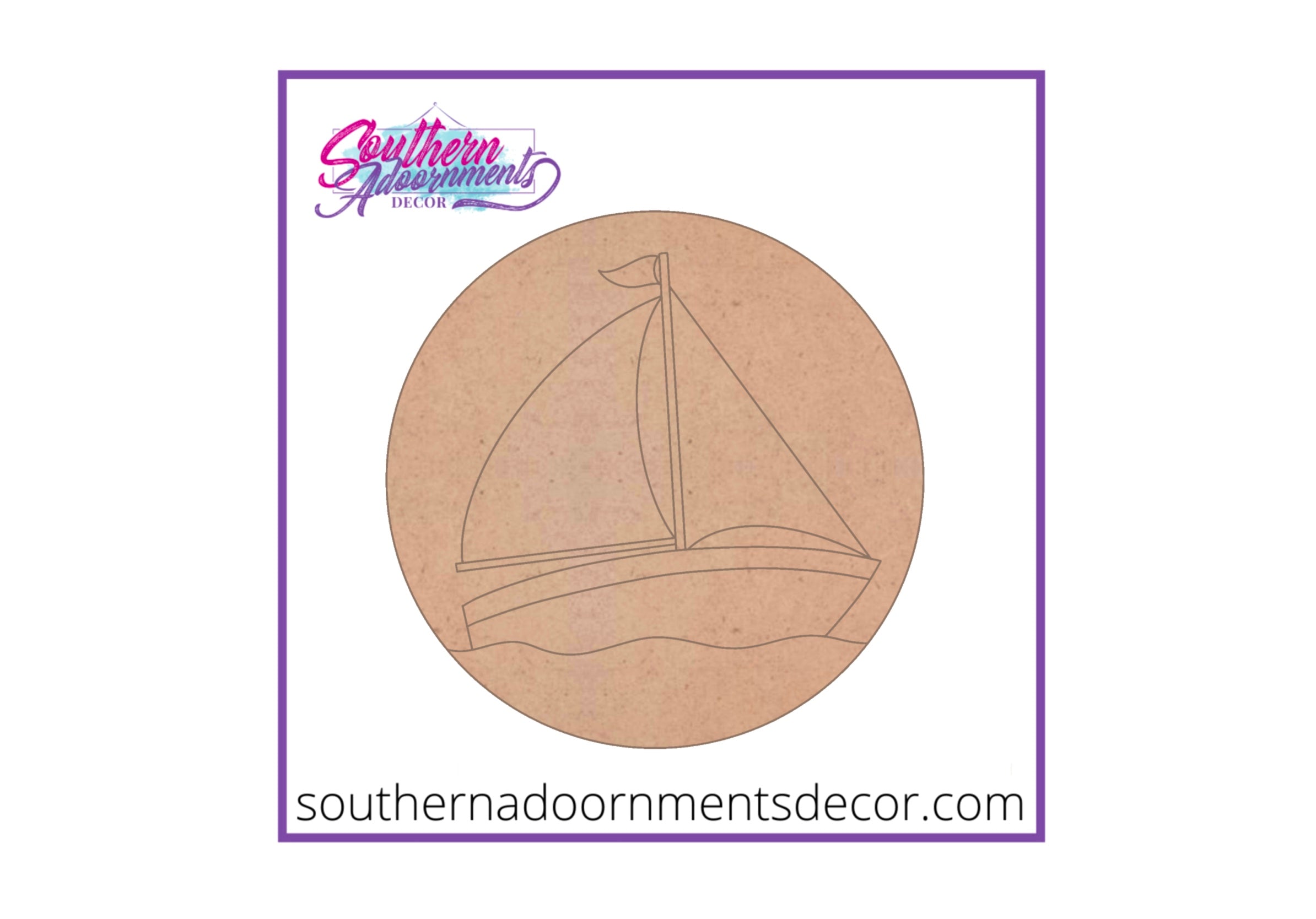 Seas the Day Sailboat Blank