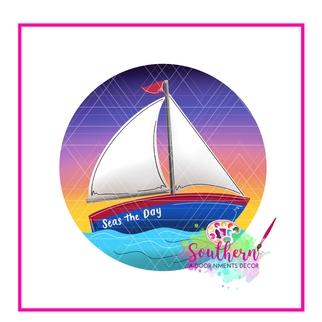 Seas the Day Sailboat Blank