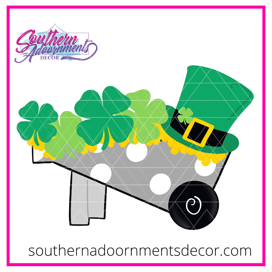 Shamrock Wheel Barrow Blank