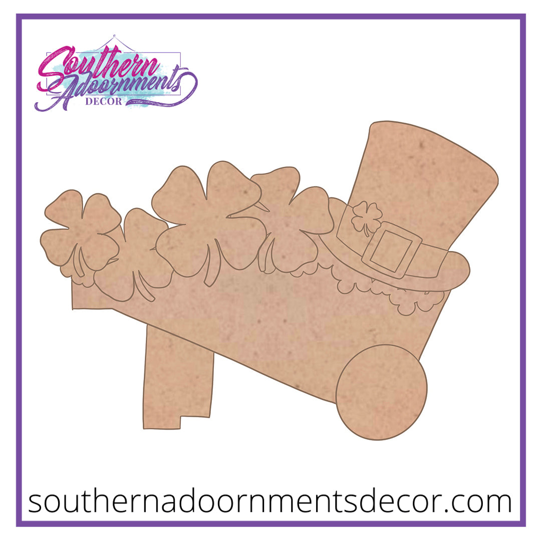 Shamrock Wheel Barrow Blank