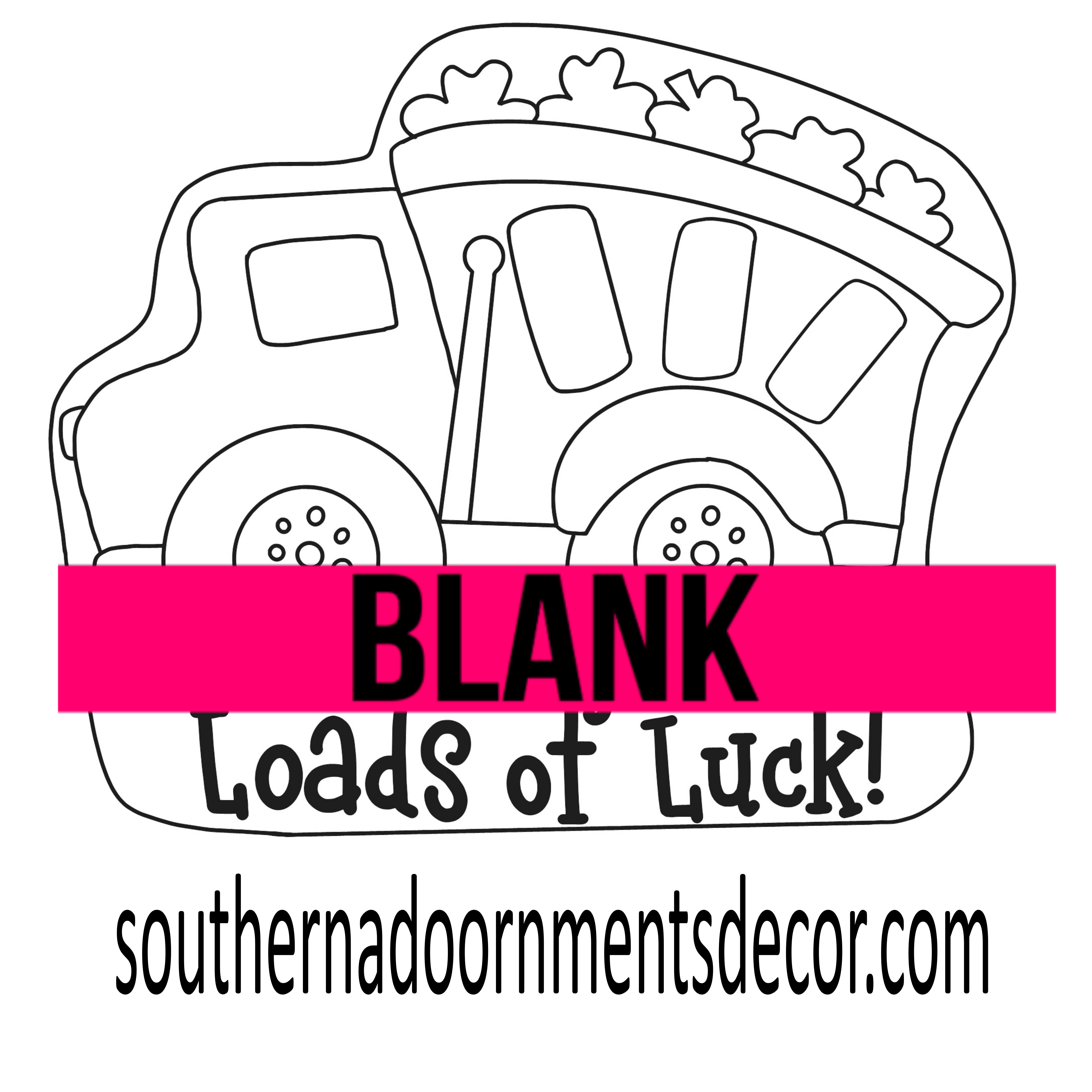 Shamrock Truck Wooden Blank