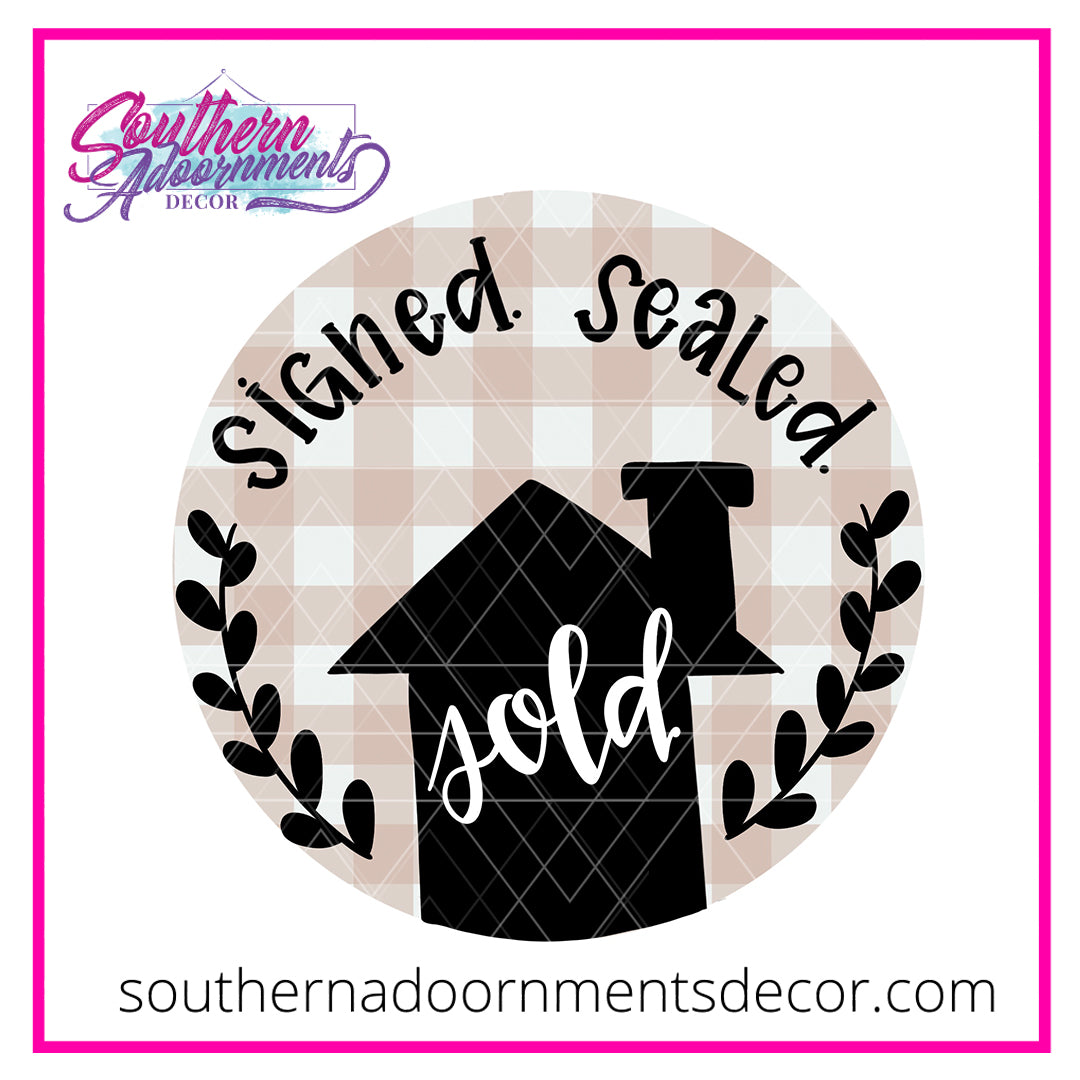 Signed, Sealed, SOLD Blank