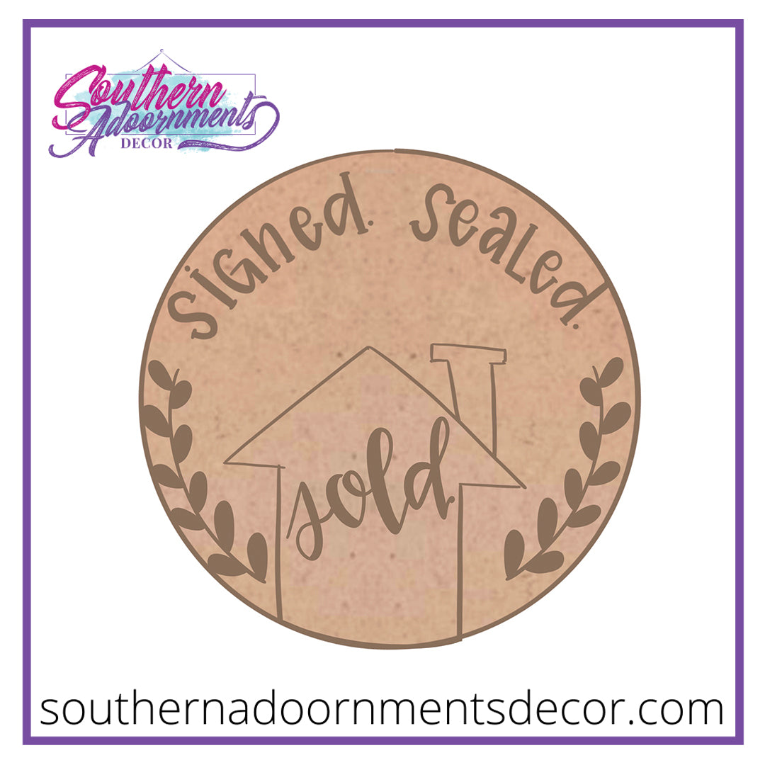 Signed, Sealed, SOLD Blank