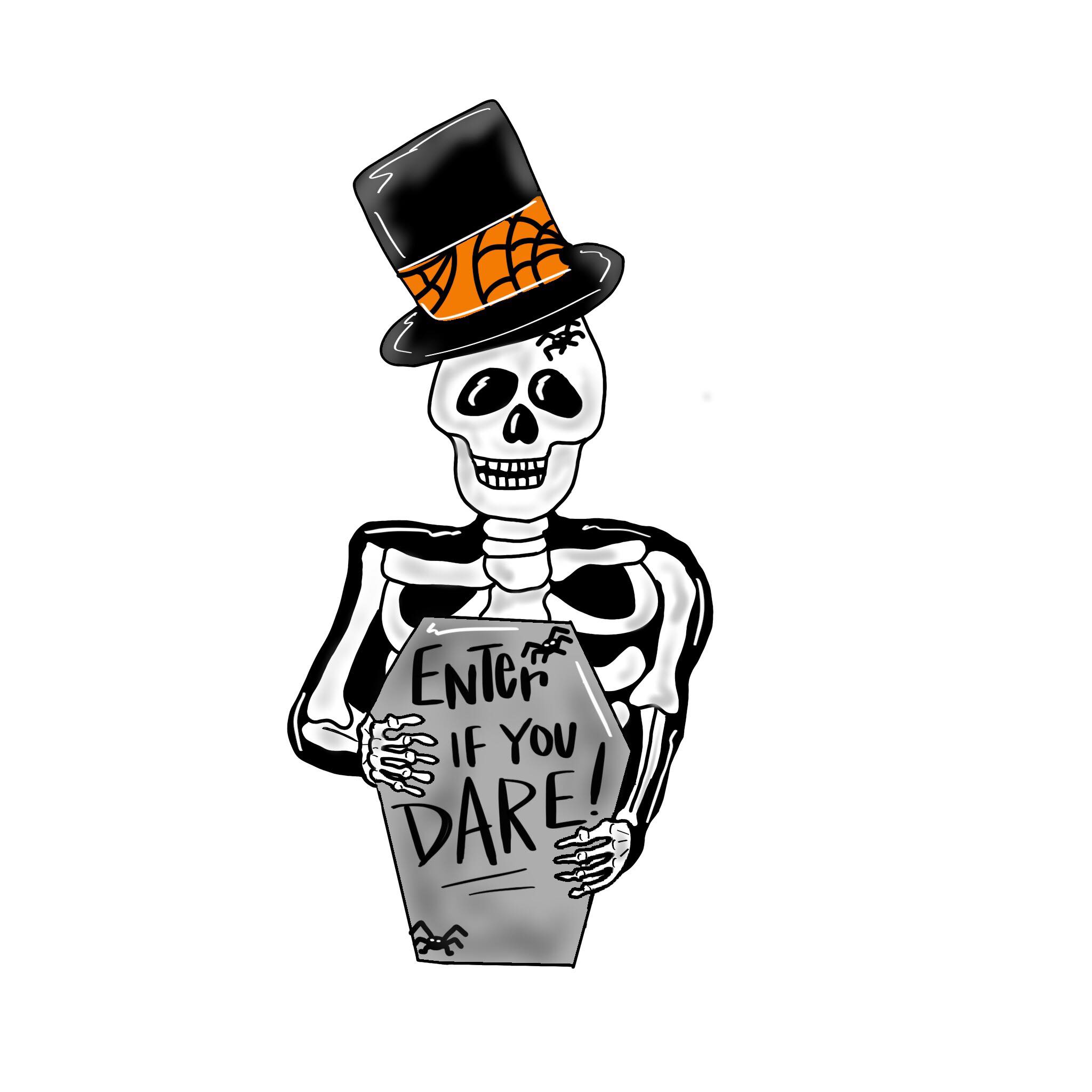 Skeleton Template & Digital Cut File