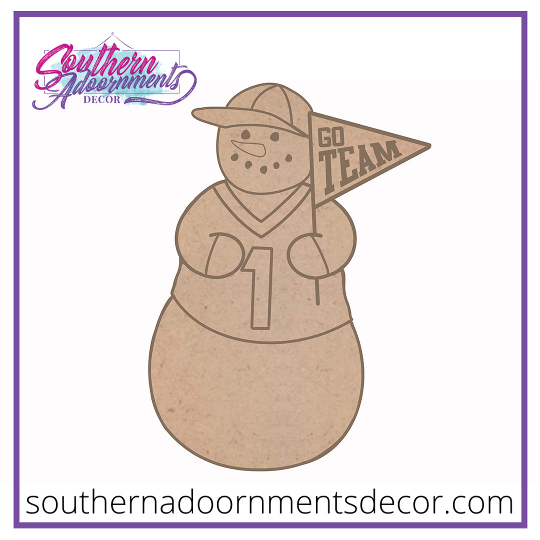 Snow Sports Fan Blank