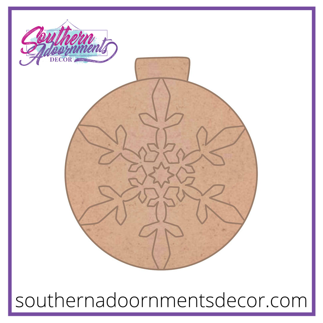 Snowflake Ornament BLANK