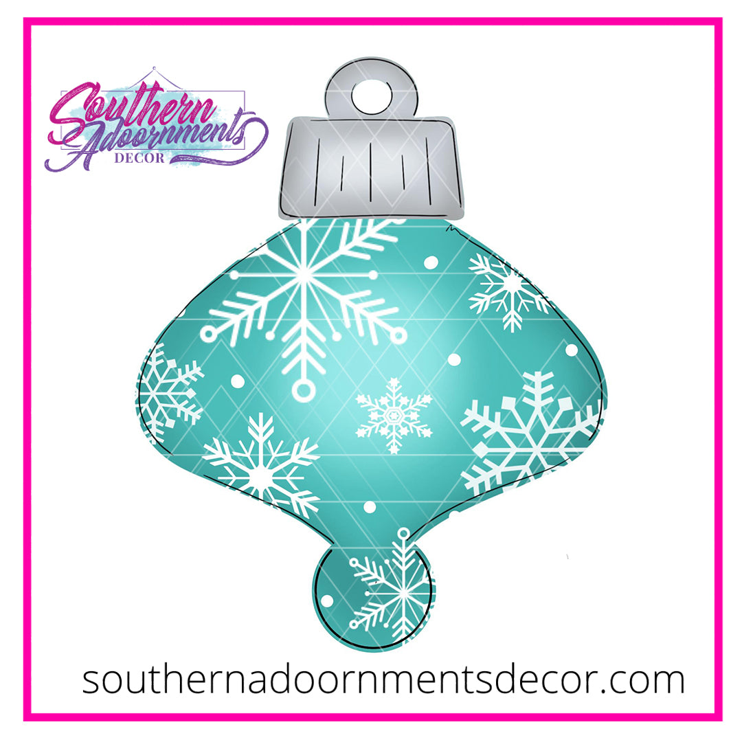 Snowflake Pattern Ornament Blank