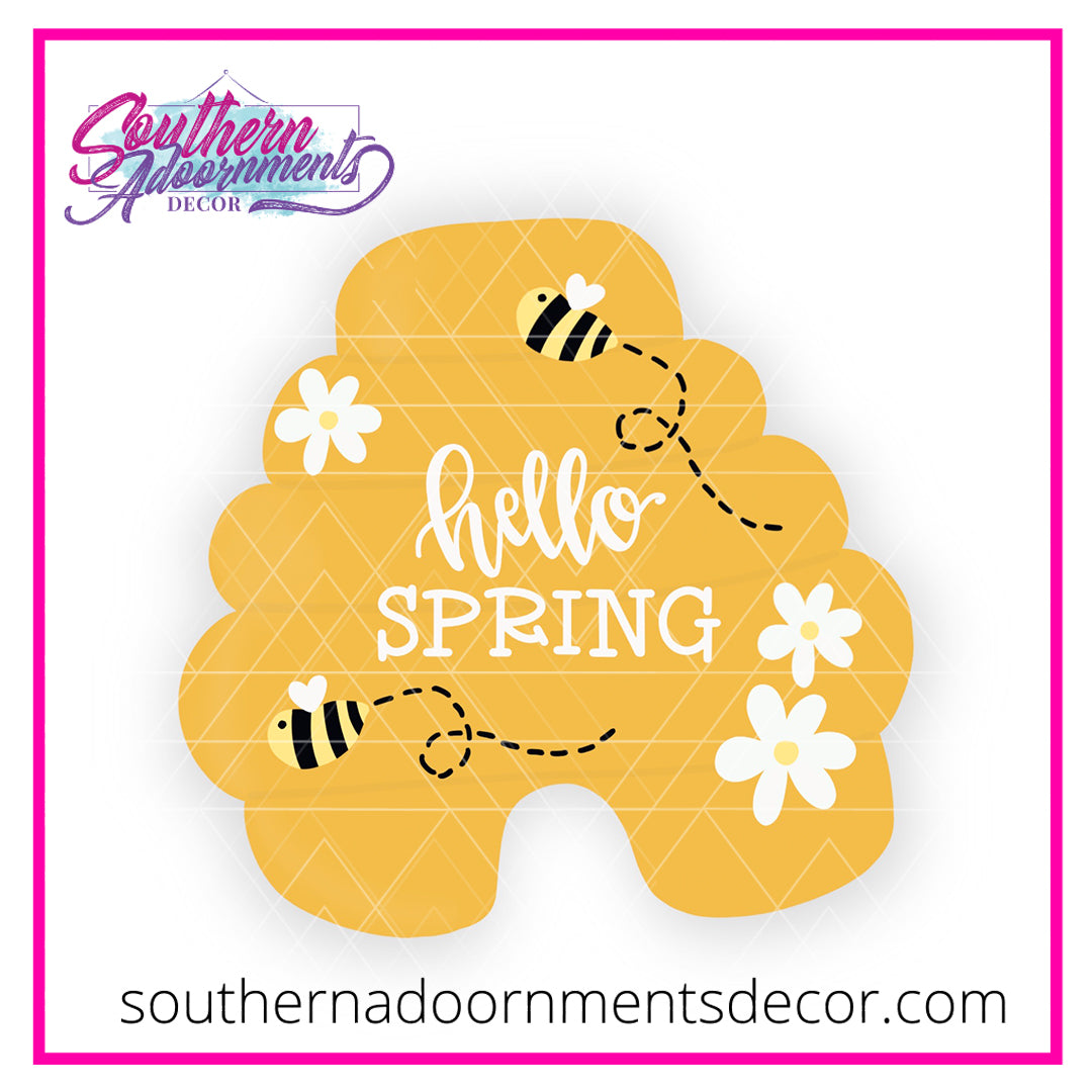 Spring Beehive Blank