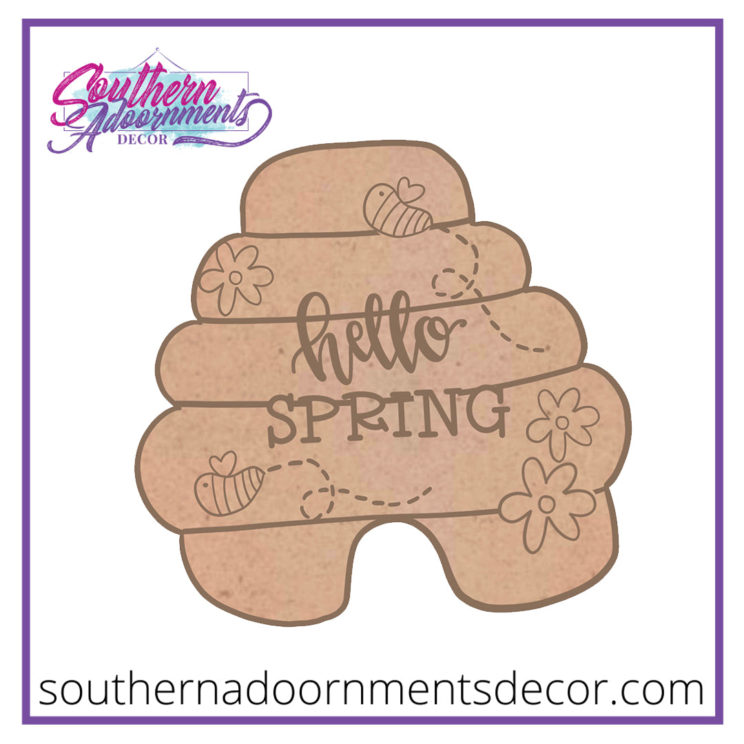 Spring Beehive Blank