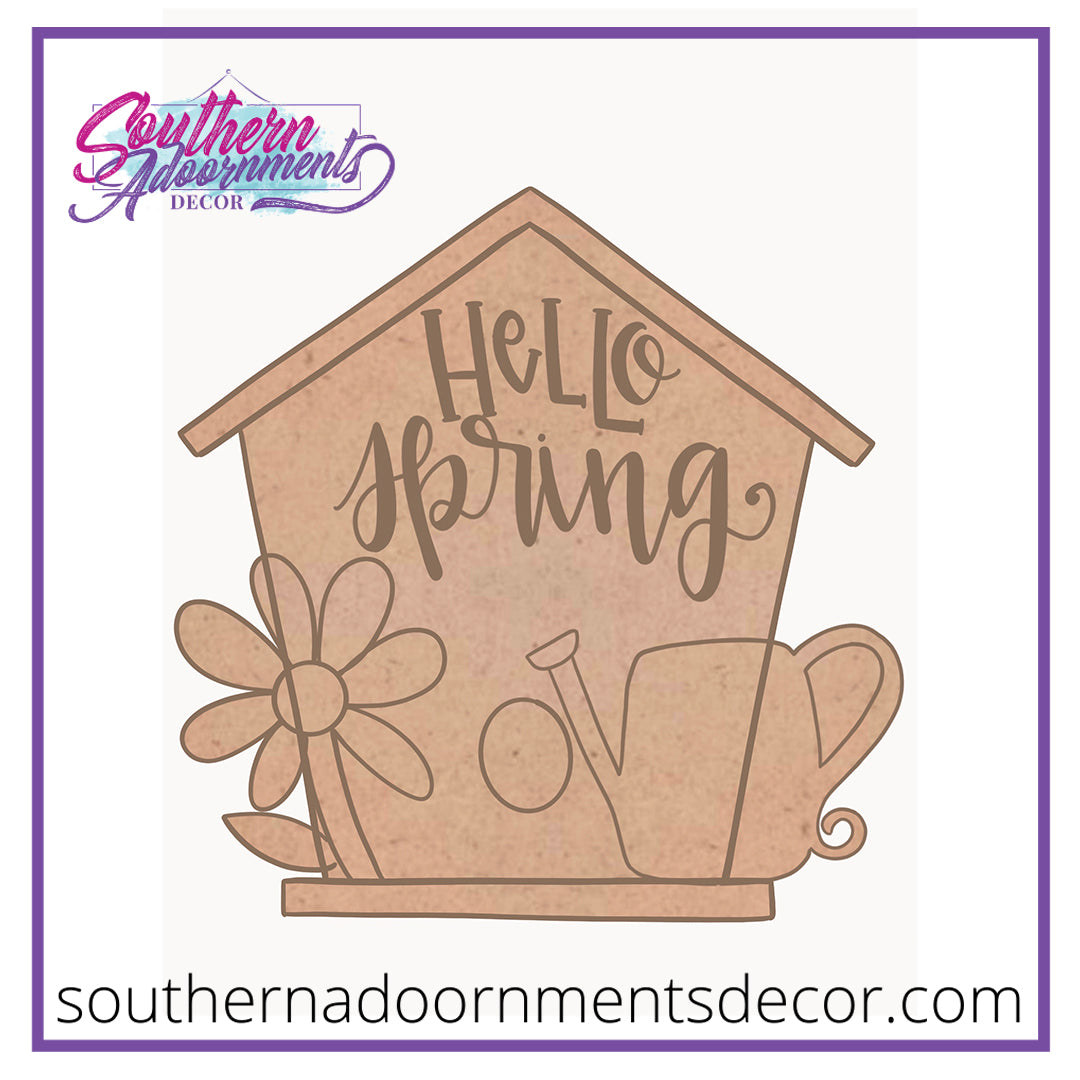 Spring Birdhouse Blank