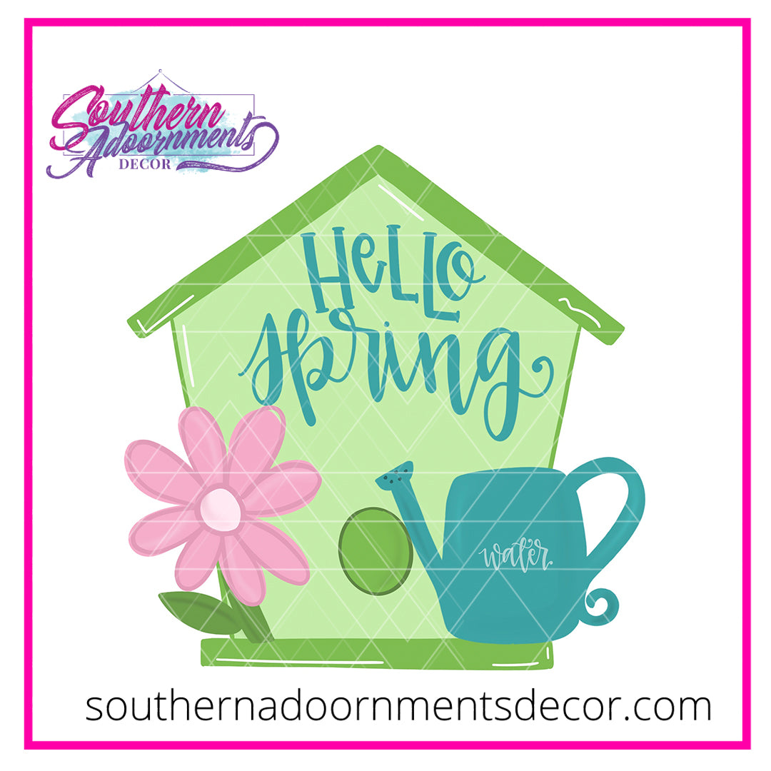 Spring Birdhouse Blank