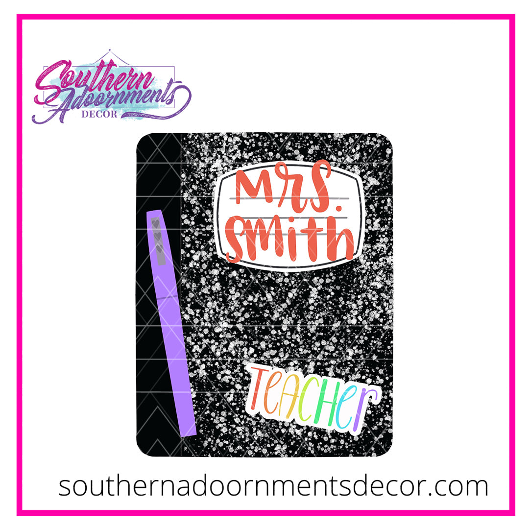 Teacher Composition Notebook Blank