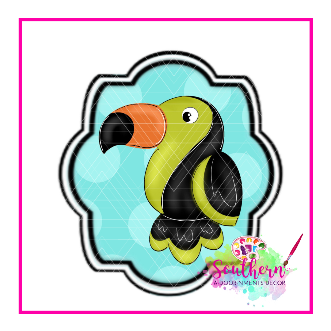 Toucan in Frame Blank