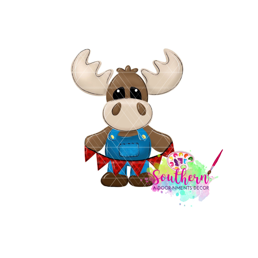 Moose & Banner Wooden Blank
