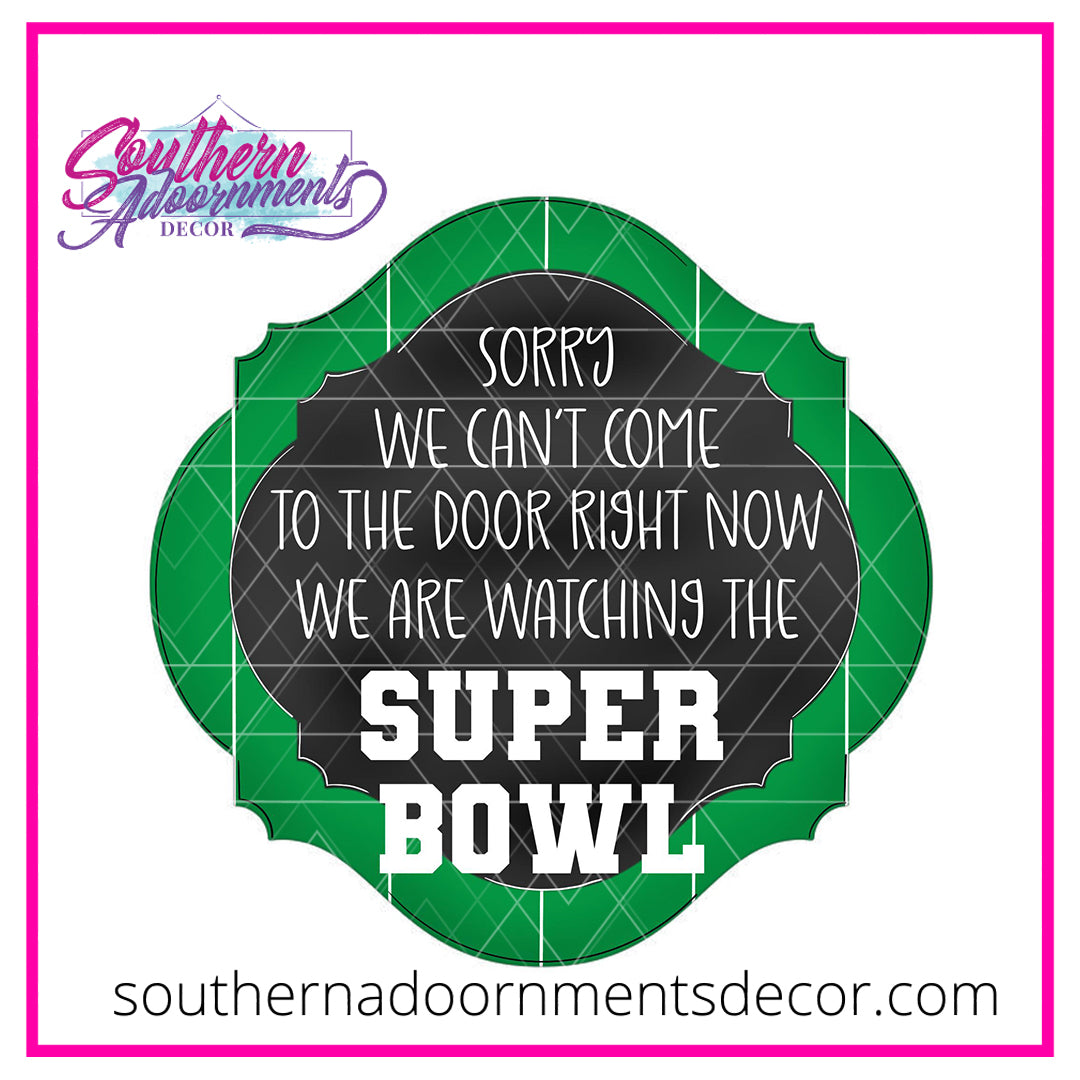 Watching the Super Bowl Blank