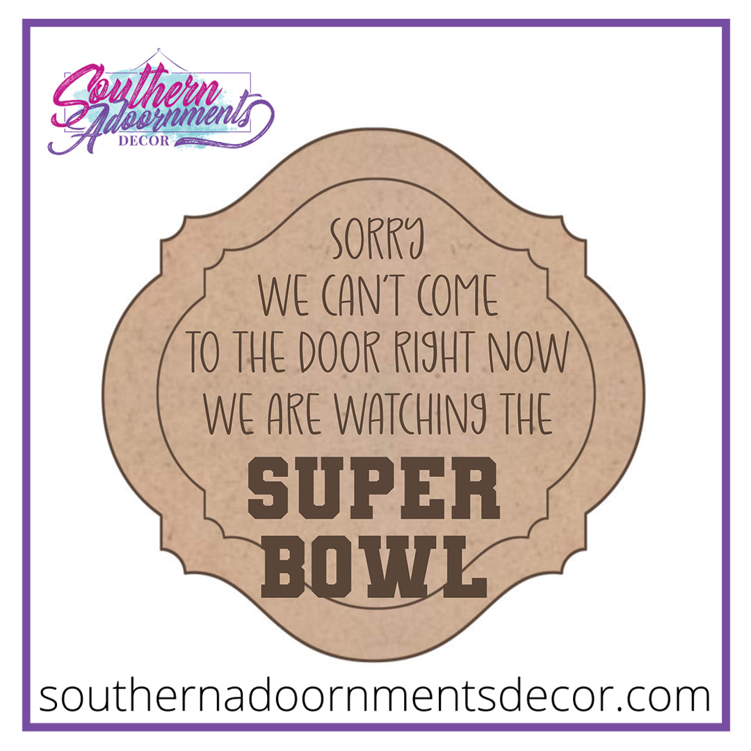 Watching the Super Bowl Blank