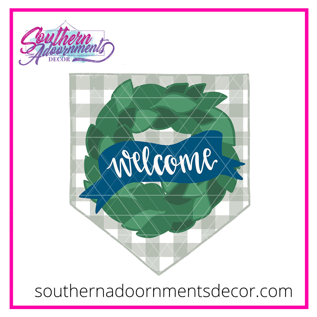 Welcome Pennant Blank