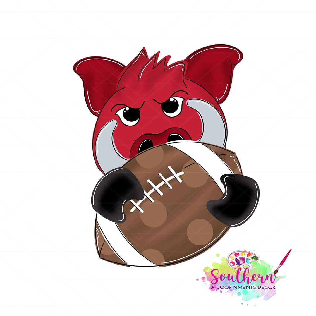 Wild Boars Football Template & Digital Cut File