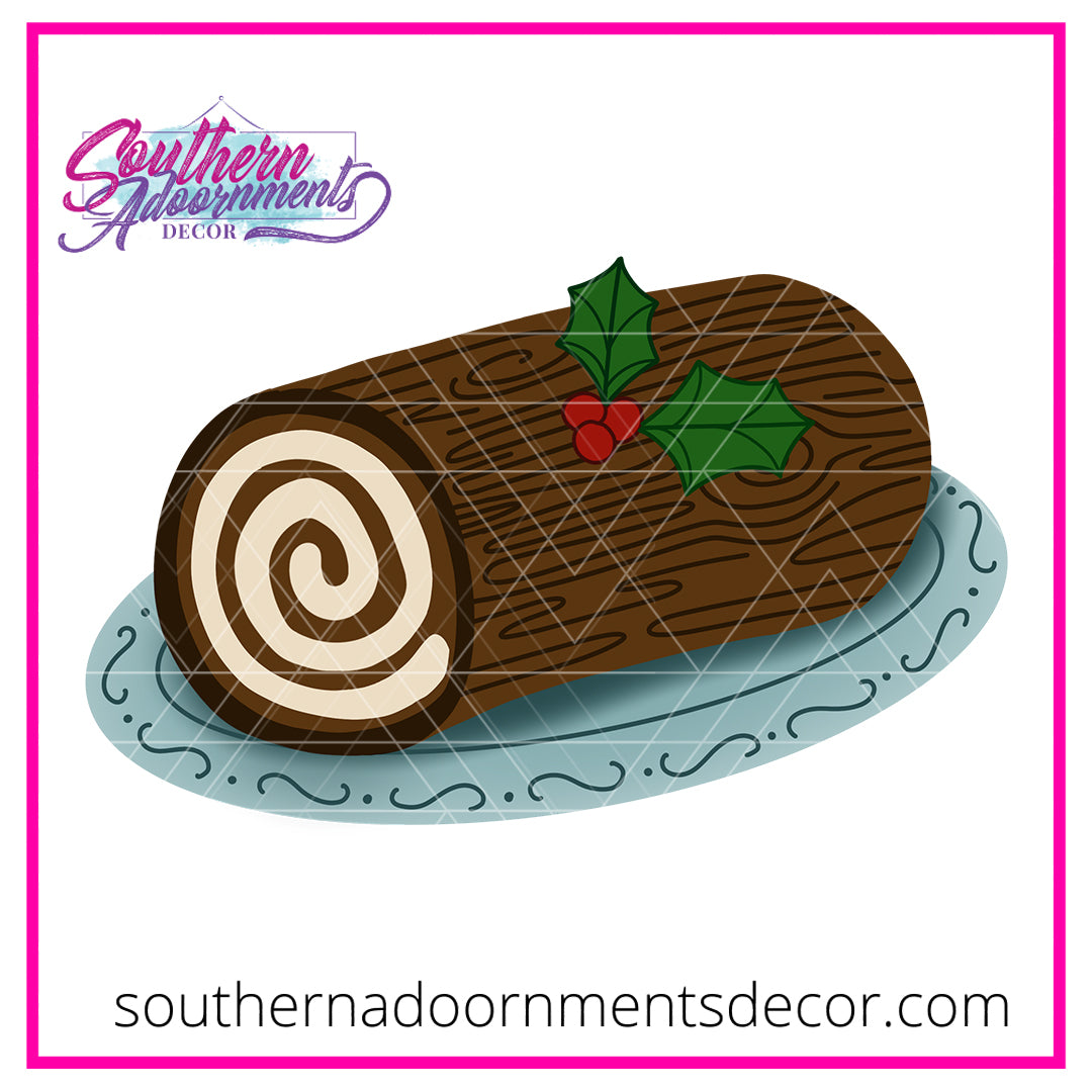 Yule Log Blank
