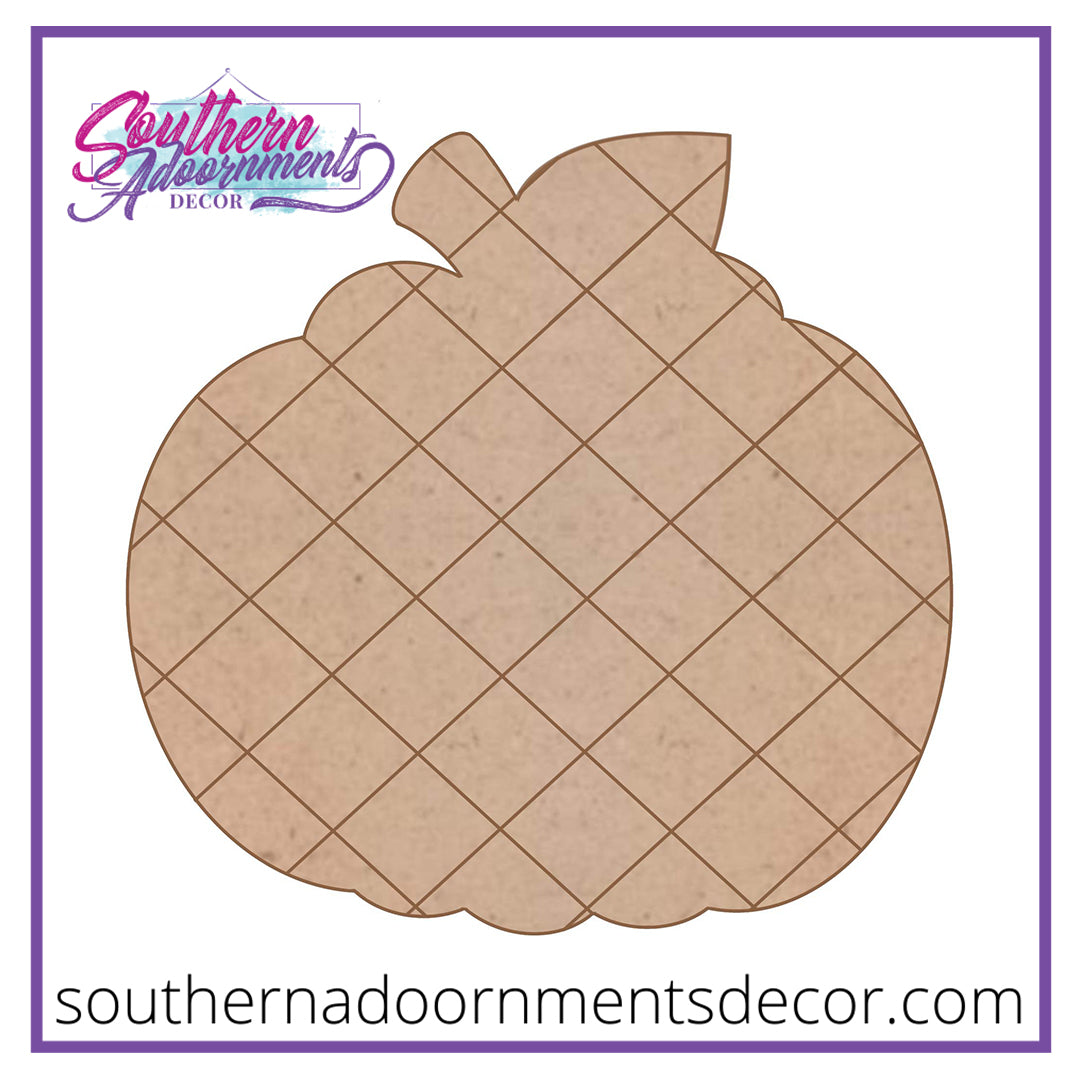 Argyle Pumpkin Blank