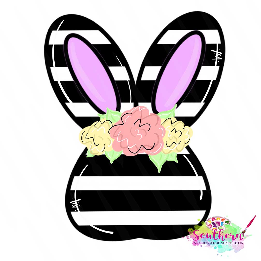 Bunny Head Template & Digital Cut File
