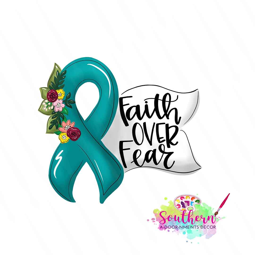 Faith over Fear Template & Digital Cut File