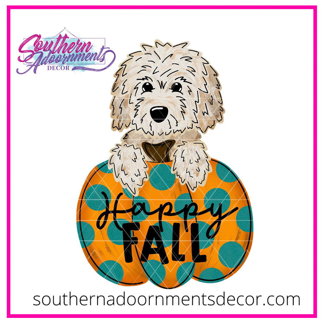 Fall Doodle Pup Blank