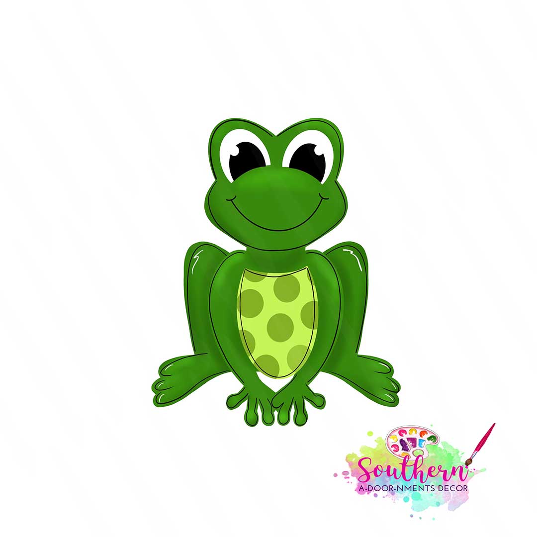 Frog Template & Digital Cut File