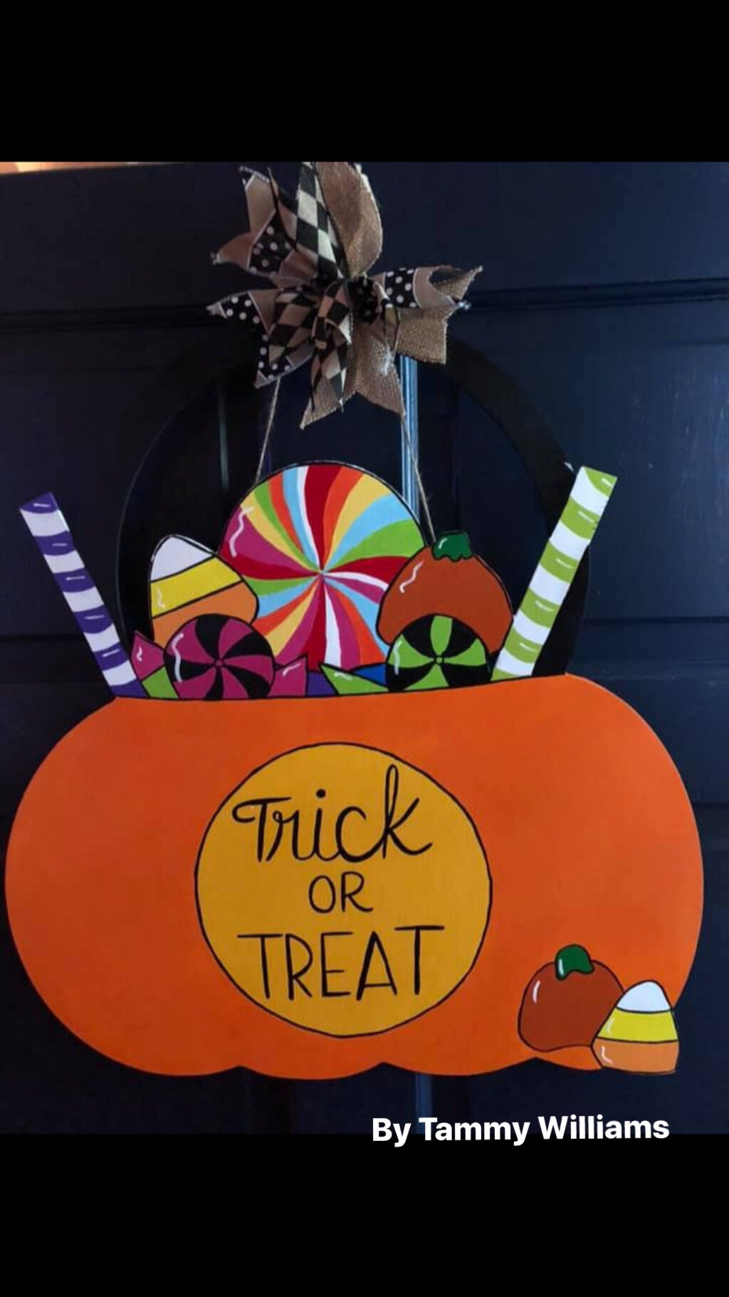 Trick or Treat Pumpkin Template & Digital Cut File