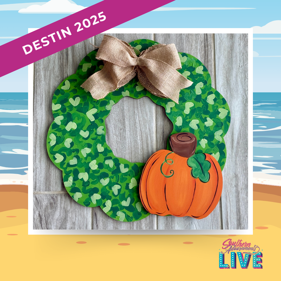 SA Live 2025 Destin Wreath Door Hanger with Attachments