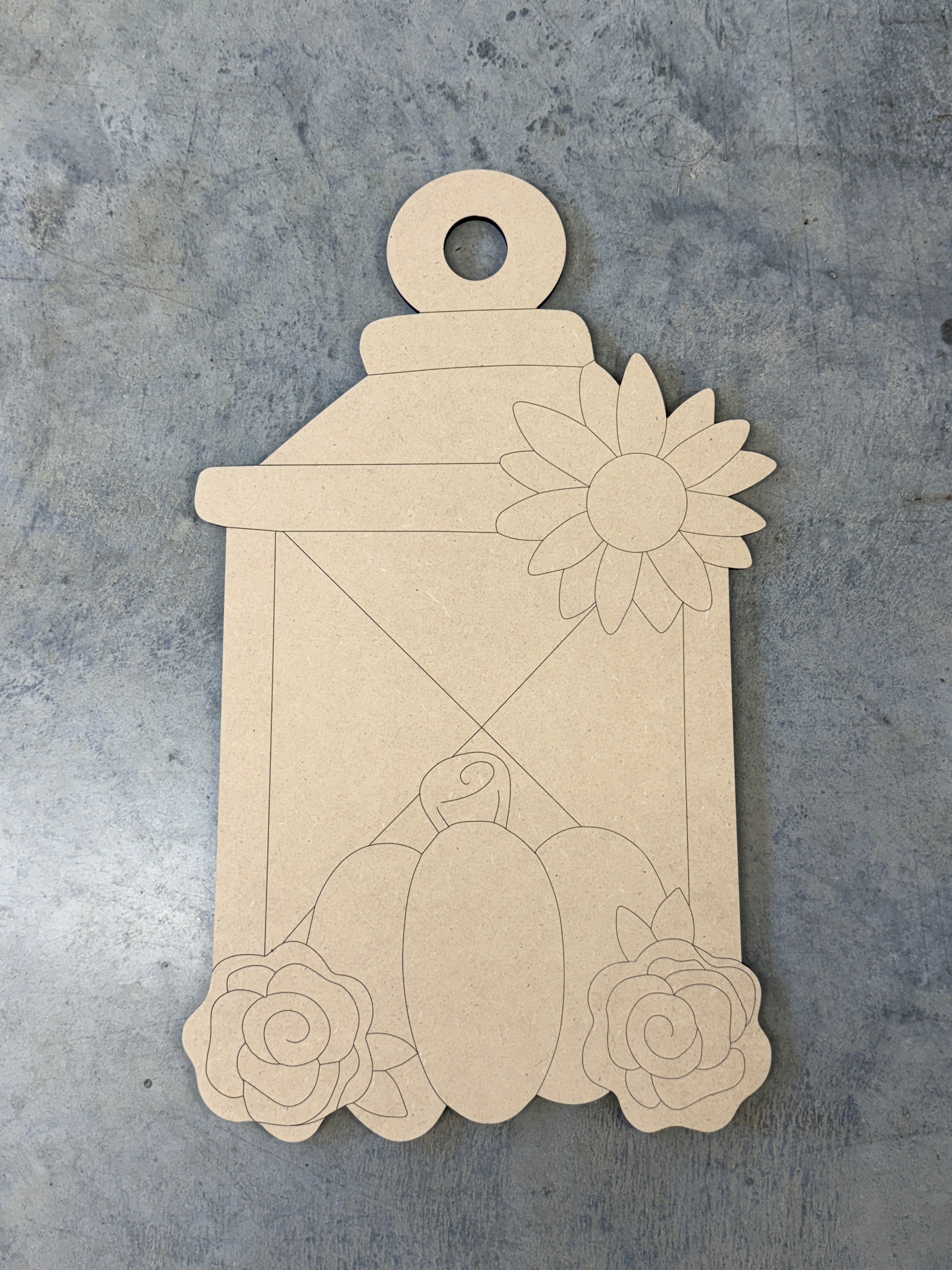 Pumpkin Lantern Blank