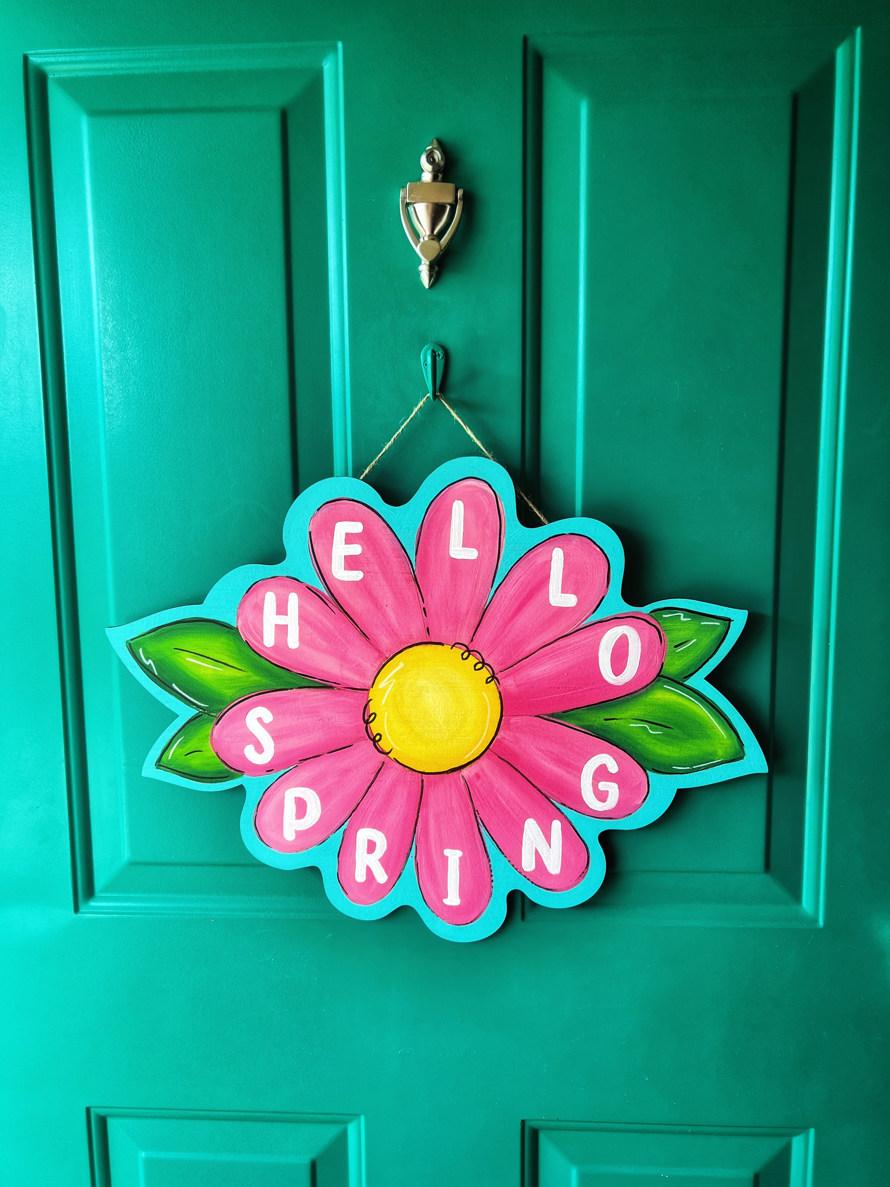 Hello Spring Flower Blank